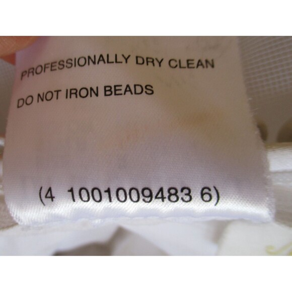 Michaelangelo David's Bridal Wedding Gown Size 2 Beaded Gown T8280 Strapless - Picture 13 of 13